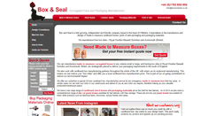 Desktop Screenshot of boxandseal.co.uk